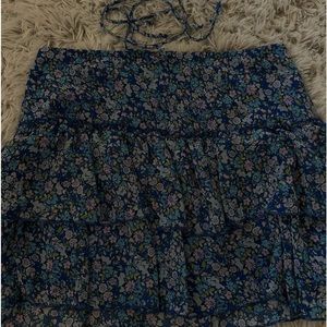 FLORAL Mini Skirt